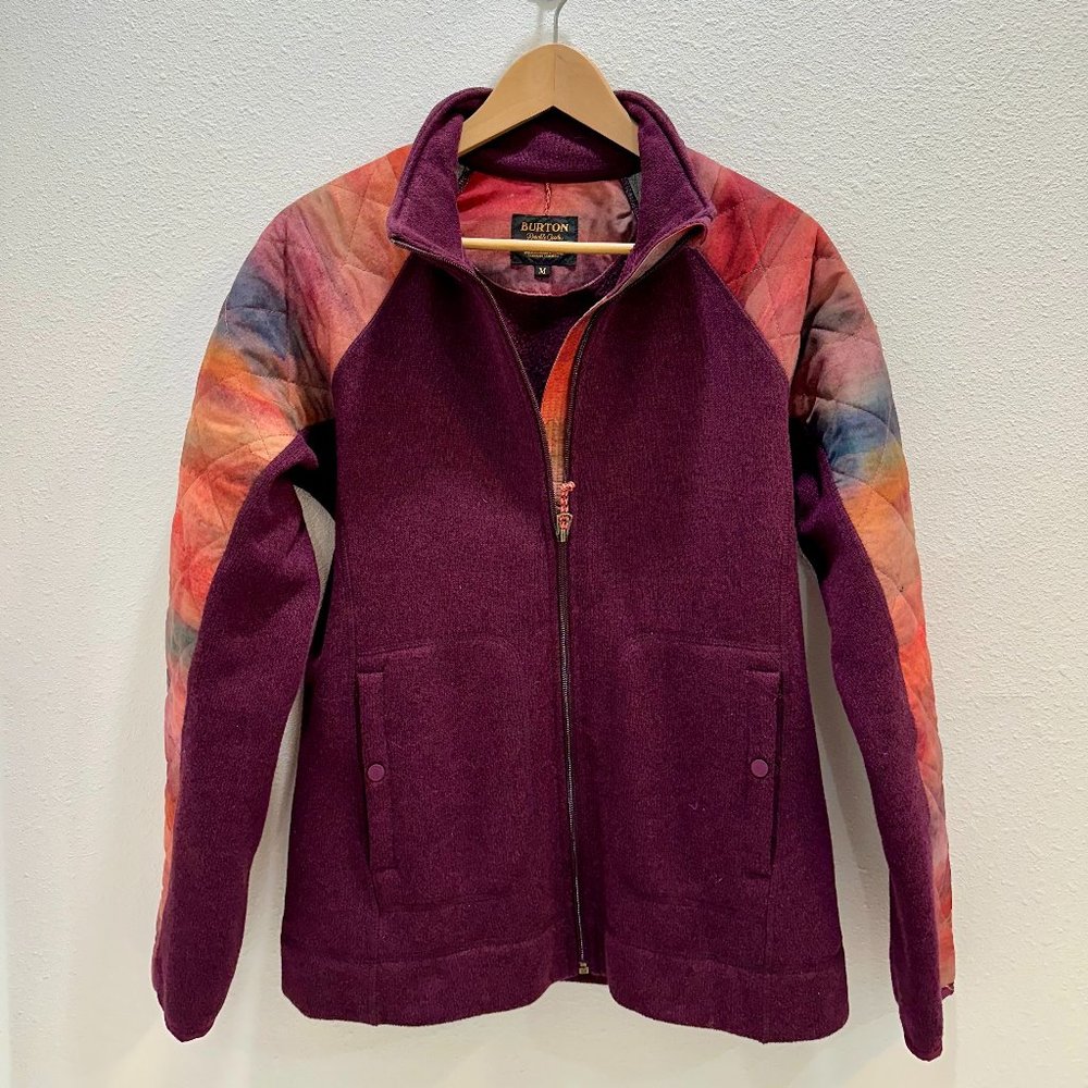 Burton Durable Goods Fleece Zip up Jacket Size M